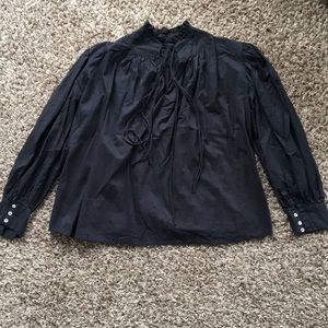 Little Tienda Black Blouse Size L
